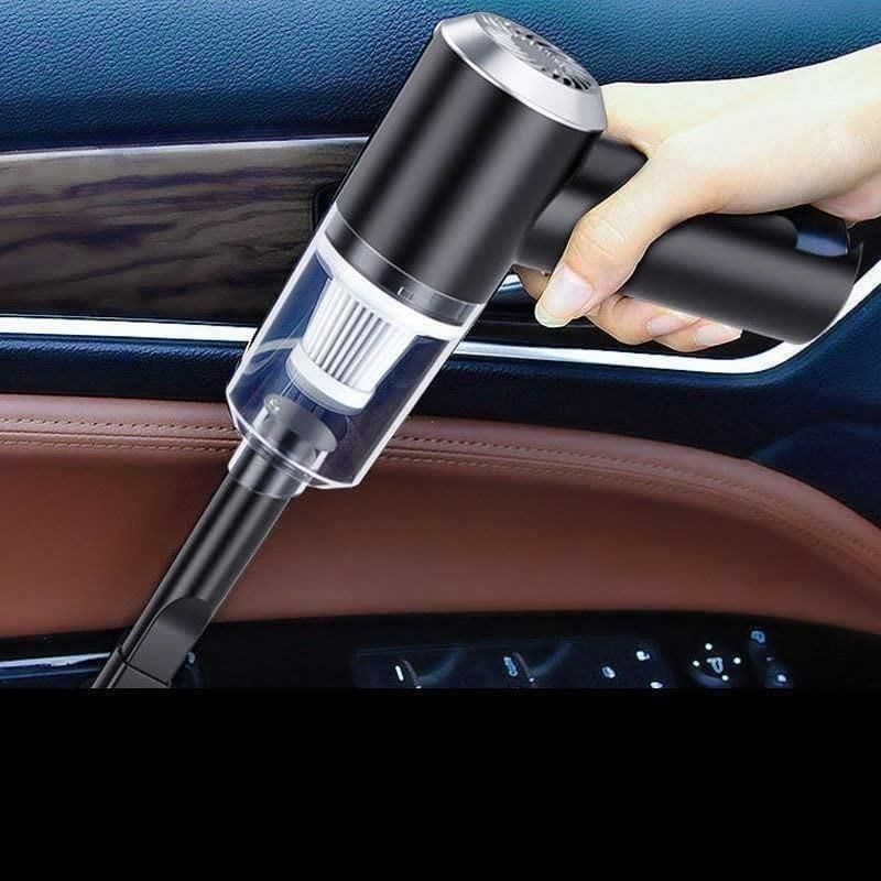 Portable Air Duster & Wireless Vacuum Cleaner – 2-in-1 Rechargeable Cleaning Tool for Home, Office, and Car