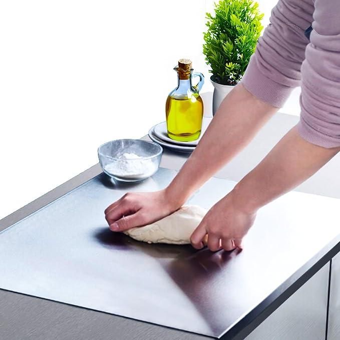 Stainless Steel Chopping Board (35x31cm) - Aineonlineshop