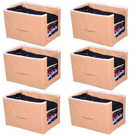 Closet Organizer-Foldable Shirts and Clothing Organizer Stackers(Pack of 6) 6aeb3c-2