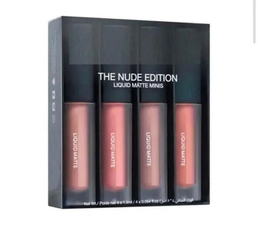 Nude Red Edition Different Shades Liquid Lipstick Set of 4 (16ml) 6aeb3c-2